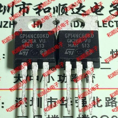 10pcs/lot GP14NC60KD New stock TO-220 600V 14A