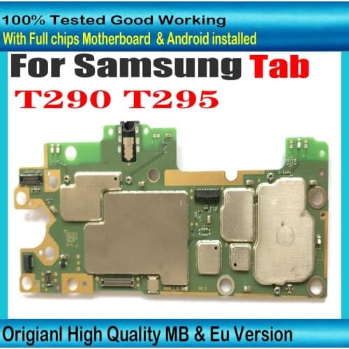 100% Original Logic Board For Samsung Galaxy Tab A T290 T295 motherboard Good work Main board Circuits card fee Flex Cable Plate