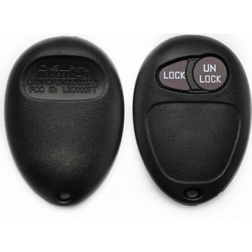 2/4 Buttons Remote Car Key Shell Fob Case Replacement For Buick Chevy Rendezvous GL8 10pcs Free Shipping