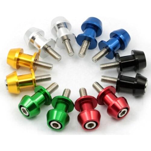 2 piece 8mm Motorcycle CNC Swingarm Spools Sliders For Suzuki GSX-R GSXR 600 750 1000 K1 K2 K3 K4 K5 K6 K7 K8 K9 K10 K11