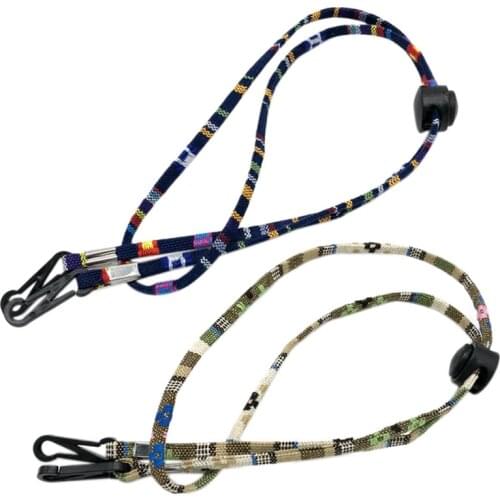 Hot 2 Pcs Adjustable Face Mask Hanging Rope Face Mask Lanyard Anti-Lost Disposable Mask Holder Ear Hanging Rope, No.3 & No.5