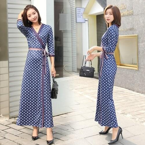 2021 Plus Size Print Summer Dress Evening Long Vintage Dress Party Oversize Short Sleeve Beach Women Dresses Robe Vestido Prom