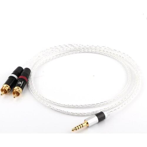 HIFI 4.4mm to 2 RCA Audio Cable WM1A/1Z PHA-1A/2A Z1R 4.4mm Upgrade Cable