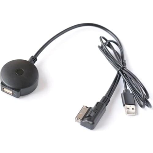 Bluetooth-compatible AUX Receiver Cable with USB Adapter for VW Audi A4 A5 A6 Q5 Q7 S4 S5 Audio Media Input AMI MDI Interface