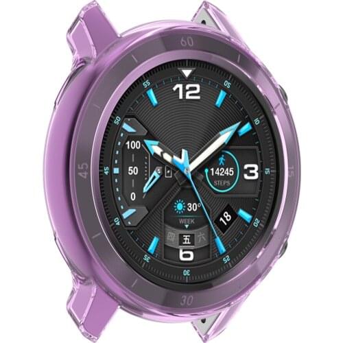 Watch Cover for Ticwatch GTX Protective Case Ultra-thin Soft Transparent Protect AntiScratch Protection Case Bezel