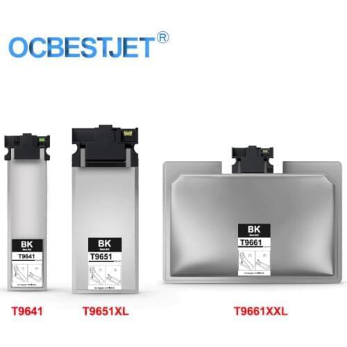 T9641 T9651 T9661 Ink Pack Ink Bag With Chip For Epson WorkForce Pro WF-M5299 WF-M5799 Inkjet Printer Ink Cartridge Full Ink