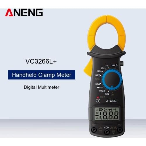 ANENG VC3266L+ LCD Digital Clamp Multimeter Voltage Electronic Tester Meter AC DC Volt Voltage Amp Ohm Electronic Tester