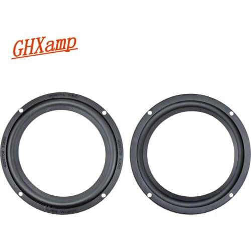 GHXAMP 10.5 Inch 263mm Subwoofer Speaker Rubber Suspended Edge Woofer Folding Side Repair Audio Loudspeaker Accessories Diy 2pcs
