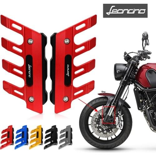 FOR Benelli Leoncino 250 500 BJ500 leoncinX 2001 ALL YAERS Motorcycle Front Fender Slider Guard Mudguard Side Protection Block