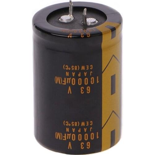 1 Pc Farad Capacitor Audio Electrolytic Capacitor 10000uF 63V Electrolytic Capacitor Kit
