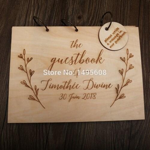 Rustic Guestbook, Wedding Guest Book, Custom Guestbook, Wedding Album, Wooden Guestbook, Modern Guestbook, Personalised Guestboo