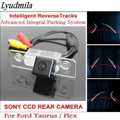 Lyudmila FOR Ford Taurus / Flex 2008~2014 / Car Intelligentized Backup Reversing Camera Rear View / Dynamic Guidance Tracks