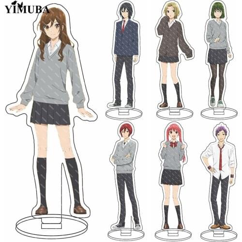 Manga Anime Horimiya Acrylic Stand Model Miyamura Izumi Hori Kyōko Acrylic Figure Standing Ornaments Otaku Toys Desk Decoration