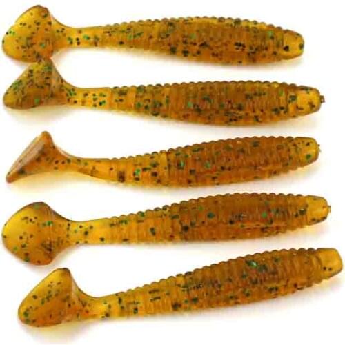 Hengjia soft plastic fishing lures 8CM 5.7G Soft Lure Soft bait Jig Big Lures Magic T Fish soft Fishing Lure