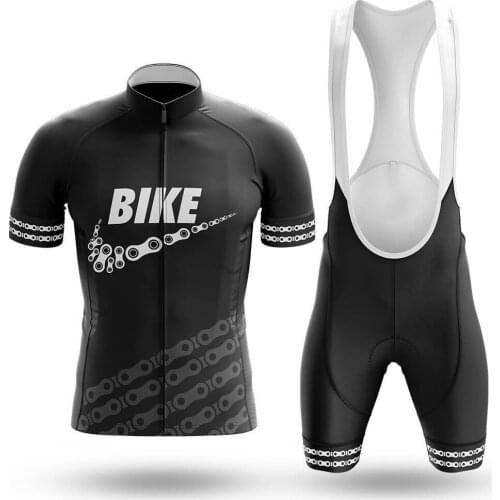 NEW 2021 Bike Cycling Jersey Set Sports Team Bike Men Clothing Quick Dry Summer Sleeve Cycling Road Bike Shirt Bib Short Gel Pad