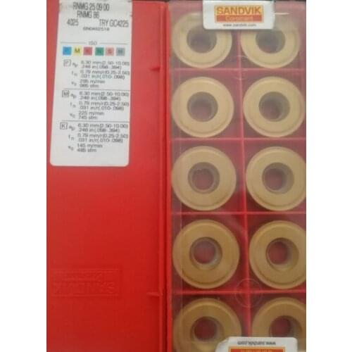 ORIGINAL 10PCS CARBIDE INSERT RNMG250900 4025