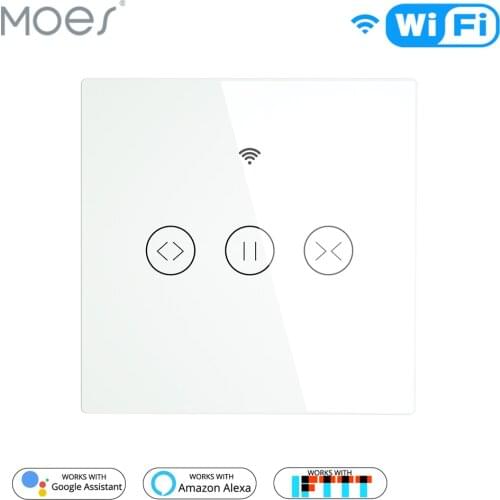 Tuya WiFi Smart Curtain Blind Switch for Electric Motorized Curtain Roller Shutter Works with Alexa Google Home Smart Home