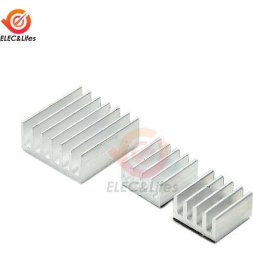 3pcs/Set Adhesive Raspberry Pi 3 Radiator Heatsink Cooler Pure Aluminum Heat Sink Kit For Cooling Raspberry Pi 2 B