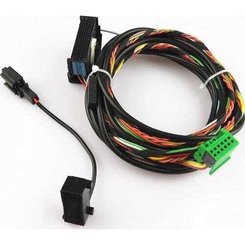 SCJYRXS Bluetooth Module Microphone Cable Harness Plug Adapter 3BD035711 3BD 035 711 For CC Eos Golf MK5 Passat B7 Tiguan