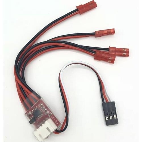 LED multifunction controller for RC plane model hobby