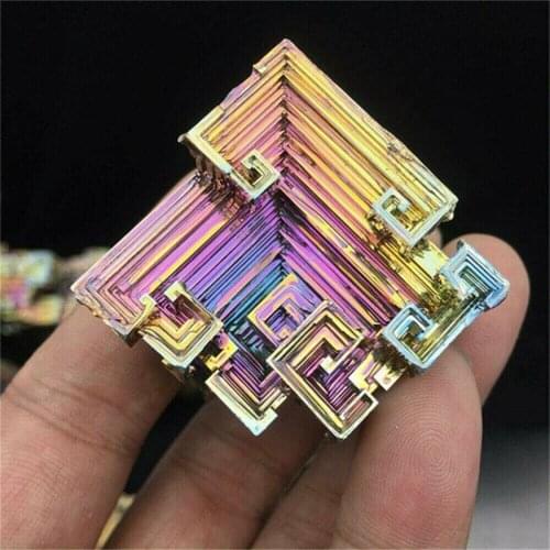 Top! NEW Crystal Rainbow Titanium Cluster VUG Mineral Specimen Healing Stones