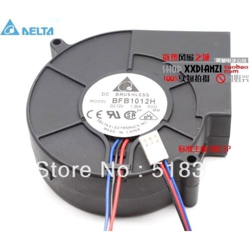 For delta BFB1012H 9CM 97*94*33MM 9733 12V 1.2A blower dual ball bearing turbo fan blower