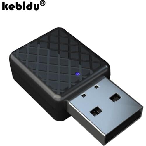 2 In 1 Mini USB Bluetooth Adapter 3.5mm AUX Stereo Bluetooth 5.0 Adapter Receiver Transmitter For Car Home TV Heaphone Speaker