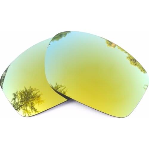 24K Gold Mirrored Polarized Replacement Lenses for Valve Sunglasses Frame 100% UVA & UVB