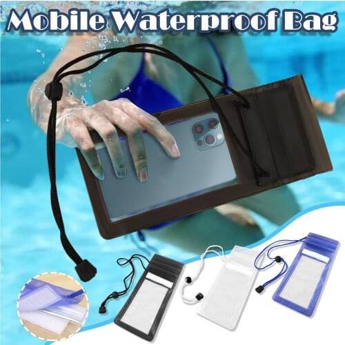 5pcs Transparent Universal Waterproof Phone Case Water Proof Bag Mobile Cover Swim Cover Pouch Bag Sealing Waterproof Phone Bags