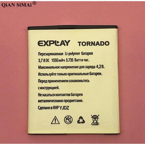 Original Battery for Explay TORNADO Battery New high Capacity Mobile phone Replacement Bateria Batterie Batterij