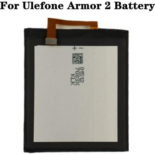 For Ulefone Armor 2 Battery 4700mAh 100% Original Battery 5.0inch Helio P25 Battery Mobile Replacement Batteries