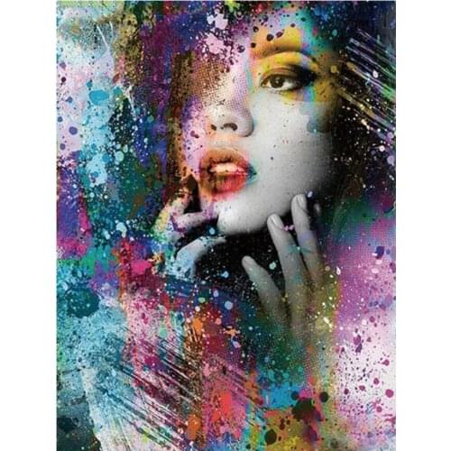 Full circle square 5d DIY Diamond Painting Abstract beauty Diamond Embroidery Cross Stitch,almaznaya,rhinestone mosaic N820