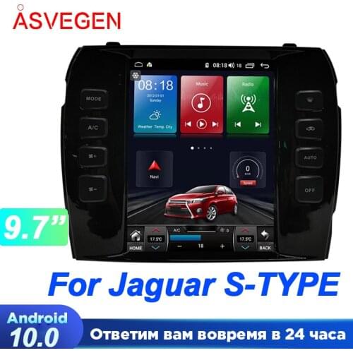 9.7 " Android 10 Car Radio Player For Jaguar S-Type With 6G 128G Multimedia NAVI Video Stereo GPS Navigation Auto Player