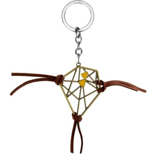Game Death Stranding Keychain Dreamcatcher Men Connections Sam Porter Bridges Key Rings Women Men Kojima Key Buckle Llaveros Gif