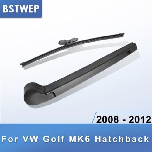 BSTWEP Rear Wiper & Arm for VW Golf MK6 Hatchback 2008 2009 2010 2011 2012
