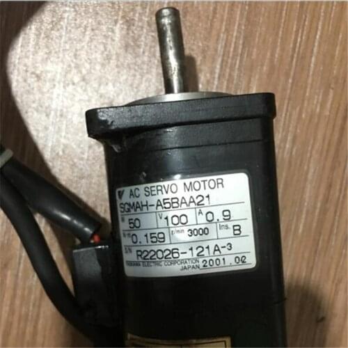 Used Tested Working SGMAH-A5BAA21 AC SERVO MOTOR