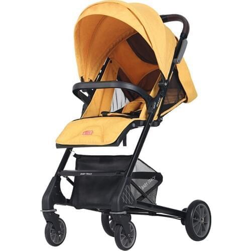 Baby Trolley Two-way Sitting Can Lie Ultra-light Portable Folding Baby Stroller Folding Baby Stroller Travel Baby Bassinet