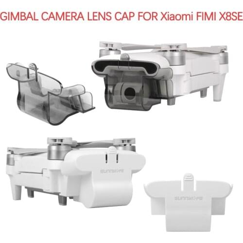 For FIMI X8 SE Drone Gimbal Camera Monitor Lens Integrated Protector Cover Replaceable Lens Dustproof Protective Cap Accessories