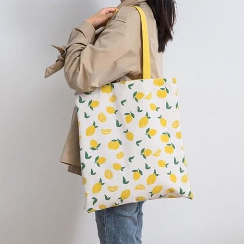 Double-sided Hand Double-use Bag Cotton Shipping Tote Woven Cotton Linen Pocket Pouch Storage Bag Shopping Bag Grocery Bags