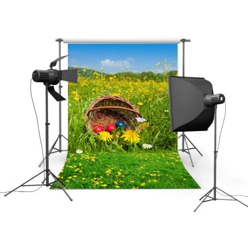 Flower wild field photography backgrounds polyester baby boy photo backdrop of photographic studio accessories photophone GE-048