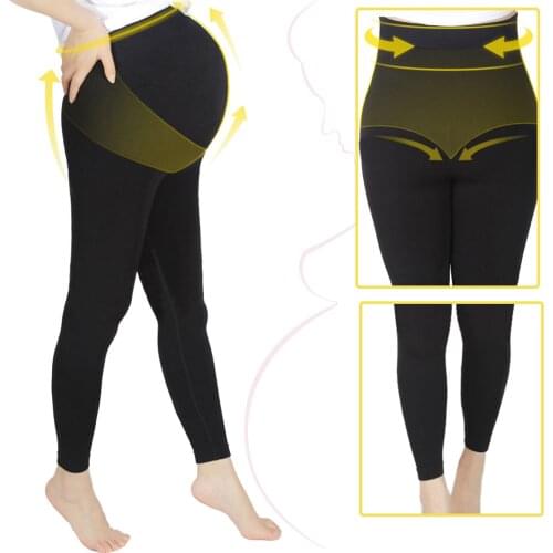 Maternity Leggings High Waist Pregnant Belly Support Legging Women Pregnancy Skinny Pants Body Shaping Fashion Pregnant Clothes