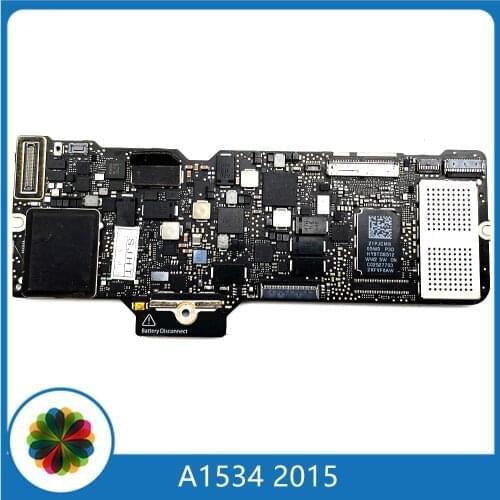 A1534 Logic Board For MacBook Retina 12” Early 2015 661-02249 M-5Y31 1.1 512GB Logic Board Motherboard 820-00045-10