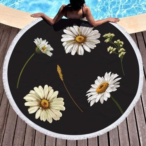 Little daisy Sea beach towel Pareo beach Towel beach Towels Towel Bath towels Beach mat For home towel microfiber towel Towel