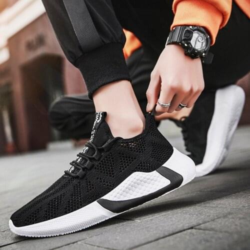 Shoes for Men Sneakers Fashion Sports Leisure Hollow Breathable Shoes