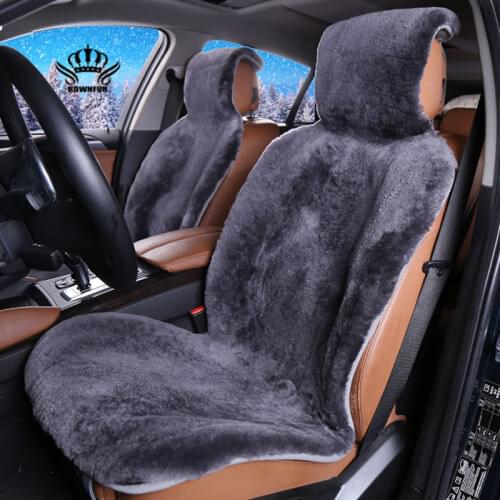 Car seat covers of natural sheepskin seat cover new fashion Sheep sheared universal size for all types of seats