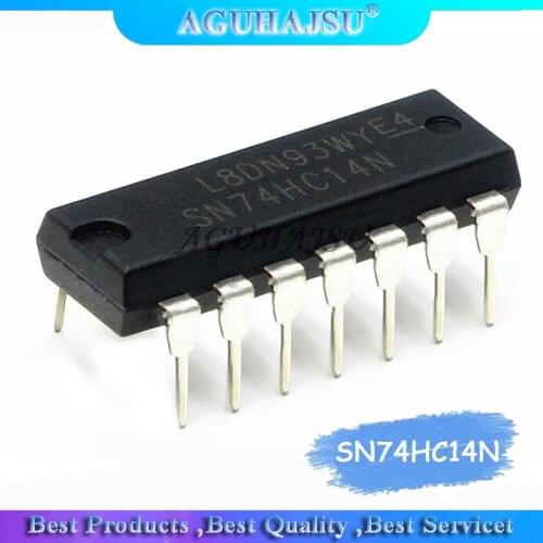 10PCS SN74HC14N SN74HC14 DIP14 DIP 74HC14N 74HC14 New original
