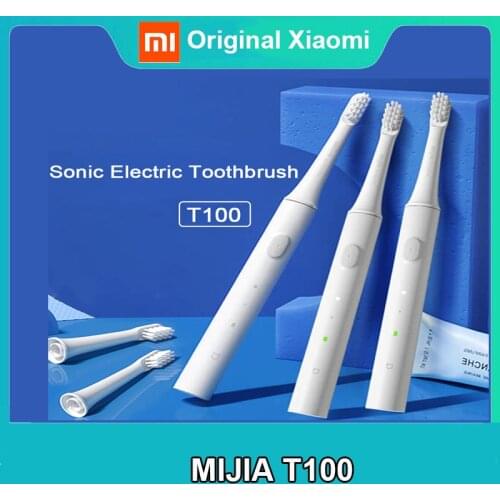 Original Xiaomi Mijia T100 Mi Smart Electric Toothbrush 46g 2 Speed Xiaomi Sonic Toothbrush Whitening Oral Care Zone new color