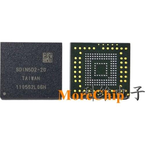 SDIN5D2-2G eMMC BGA153 NAND Flash IC 2GB Memory Store Chip Soldered Ball 3pcs/lot
