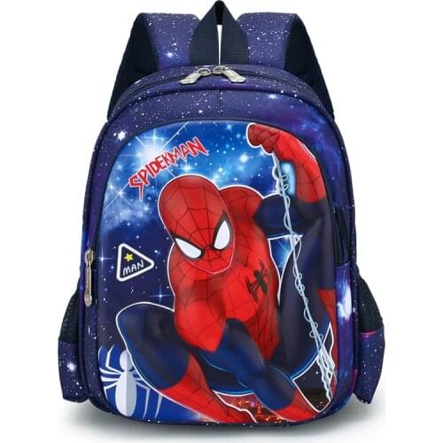 Disney New Boys Spiderman School Bag Kids Children Schoolbags Girls Frozen School Backpack