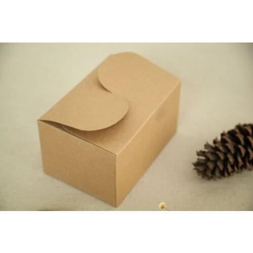 100pcs 15.5*10.5*8.5cm Brown Packaging Kraft Paper Box For Candy\Cake\Jewelry\Gift\chocolate\Party Packing boxes